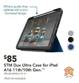 Harvey Norman STM Dux Ultra Case for iPad A16 11th/10th Gen. offer