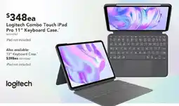 Harvey Norman Logitech Combo Touch iPad Pro 11" Keyboard Case offer