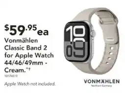 Harvey Norman Vonmahlen Classic Band 2 for Apple Watch offer