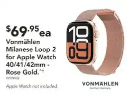 Harvey Norman Vonmahlen Milanese Loop 2 for Apple Watch offer