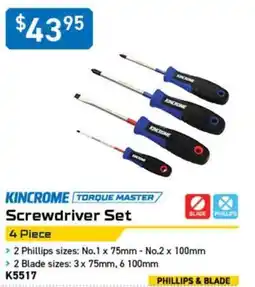 Kincrome Kincrome Torque Master Screwdriver Set offer