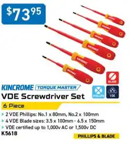 Kincrome Kincrome VDE Screwdriver Set offer