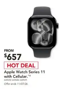 Harvey Norman Apple Watch Series 11 with Cellular offer
