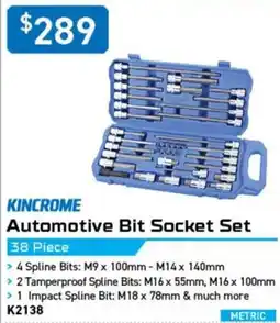 Kincrome Kincrome Automotive Bit Socket Set offer