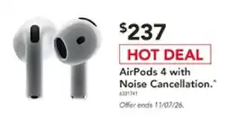 Harvey Norman AirPods 4 with Noise Cancellation. offer