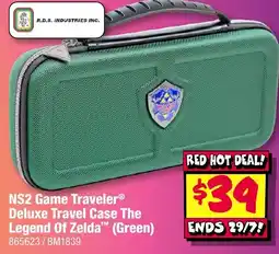 JB Hi-Fi NS2 Game Traveler Deluxe Travel Case The Legend Of Zelda (Green) offer