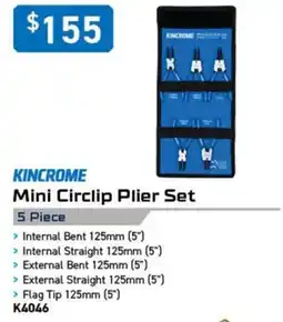 Kincrome Kincrome Mini Circlip Plier Set offer