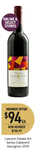Dan Murphy's Leeuwin Estate Art Series Caberent Sauvignon 2015 offer
