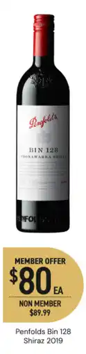 Dan Murphy's Penfolds Bin 128 Shiraz 2019 offer