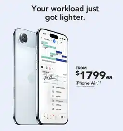 Harvey Norman iPhone Air offer
