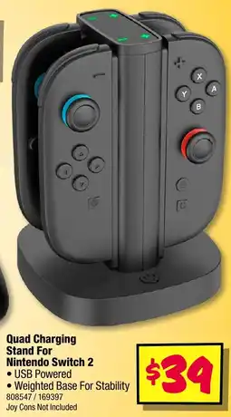 JB Hi-Fi Quad Charging Stand For Nintendo Switch 2 offer