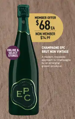 Dan Murphy's Champagne Epc Brut Non Vintage offer