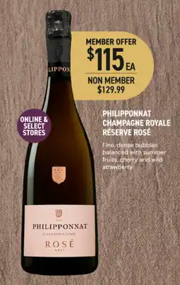 Dan Murphy's Philipponnat Champagne Rosé offer