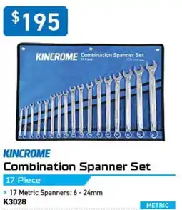 Kincrome Kincrome Combination Spanner Set offer