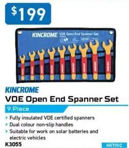 Kincrome Kincrome VDE Open End Spanner Set offer
