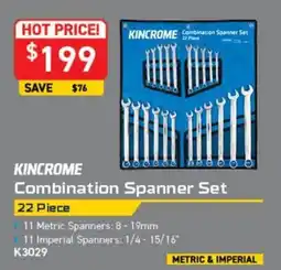 Kincrome Kincrome Combination Spanner Set offer