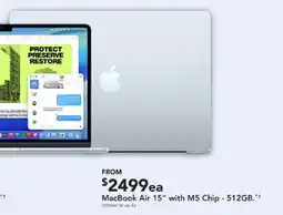 Harvey Norman MacBook Air 15" with M5 Chip offer