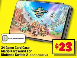 JB Hi-Fi 24 Game Card Case Mario Kart World For Nintendo Switch 2 offer