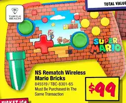 JB Hi-Fi Turtle Beach NS Rematch Wireless Mario Bricks offer