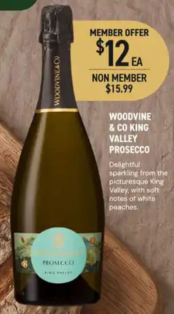 Dan Murphy's Woodvine & Co King Valley Prosecco offer