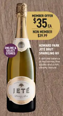 Dan Murphy's Howard Park Jeté Brut Sparkling NV offer