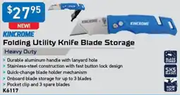 Kincrome Kincrome Folding Utility Knife Blade Storage offer