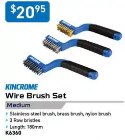 Kincrome Kincrome Wire Brush Set offer
