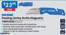 Kincrome Kincrome Folding Utility Knife Magnetic offer