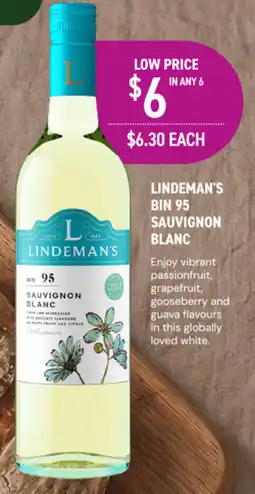 Dan Murphy's Lindeman's Bin 95 Sauvignon Blanc offer