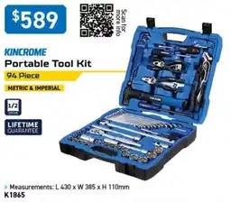 Kincrome Kincrome Portable Tool Kit offer