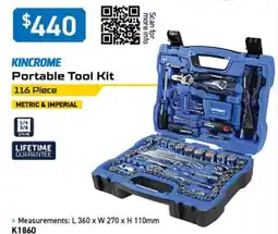 Kincrome Kincrome Portable Tool Kit offer