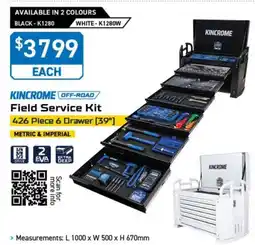 Kincrome Kincrome Off-Road Field Service Kit offer