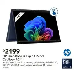 Harvey Norman HP OmniBook X Flip 14 2-in-1 Copilot+ PC offer