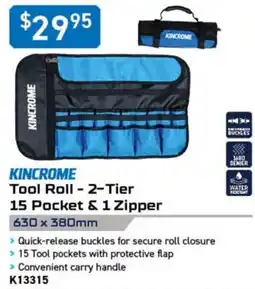 Kincrome Kincrome Tool Roll - 2-Tier offer