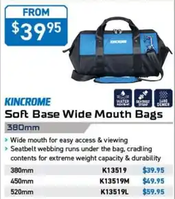 Kincrome Kincrome Soft Base Wide Mouth Bags offer