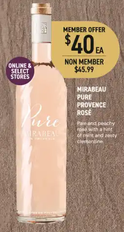 Dan Murphy's Mirabeau Pure Provence Rosé offer