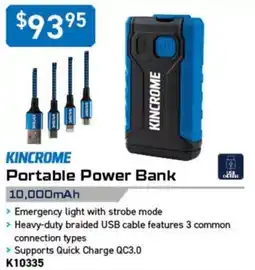 Kincrome Kincrome Portable Power Bank offer