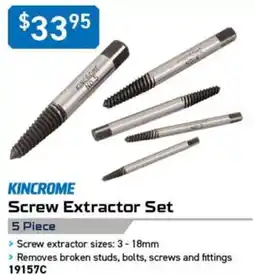 Kincrome Kincrome Screw Extractor Set offer