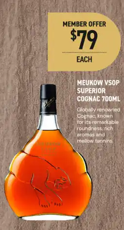 Dan Murphy's Meukow VSOP Superior Cognac offer