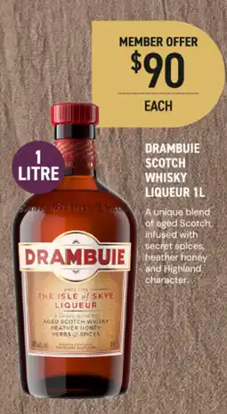 Dan Murphy's Drambuie Scotch Whisky Liqueur 1L offer