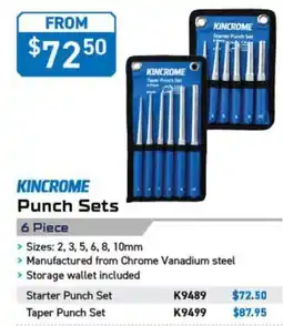 Kincrome Kincrome Punch Sets offer
