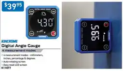 Kincrome Kincrome Digital Angle Gauge offer