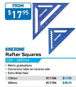 Kincrome Kincrome Rafter Squares offer