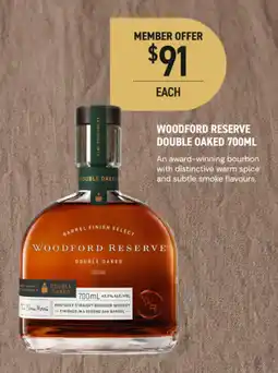 Dan Murphy's Woodford Reserve Double Oaked offer