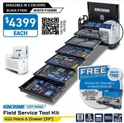 Kincrome Kincrome Off-Road Field Service Tool Kit offer