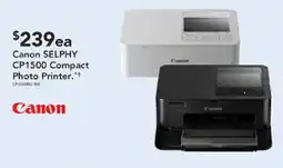 Harvey Norman Canon SELPHY CP1500 Compact Photo Printer offer