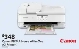 Harvey Norman Canon PIXMA Home All-in-One A3 Printer offer