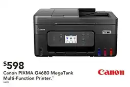 Harvey Norman Canon PIXMA G4680 MegaTank Multi-Function Printer offer