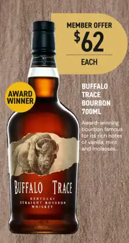 Dan Murphy's Buffalo Trace Kentucky Straight Bourbon Whiskey offer