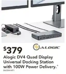 Harvey Norman Alogic DV4 Quad Display Universal Docking Station offer